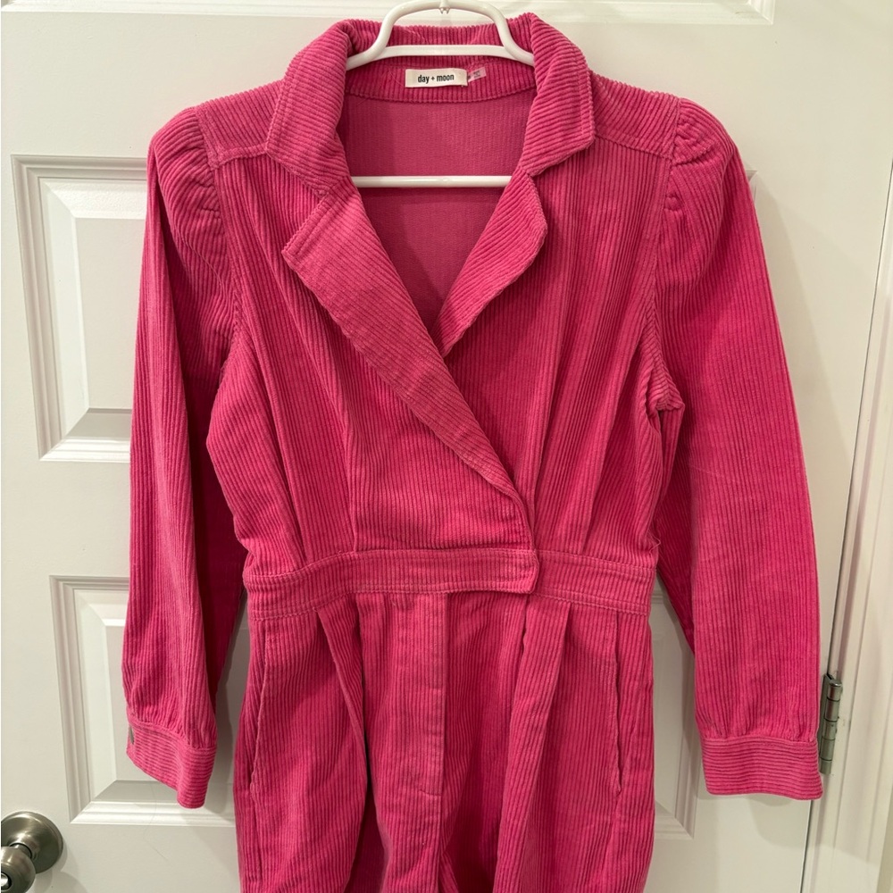 Pink Long Sleeve Romper